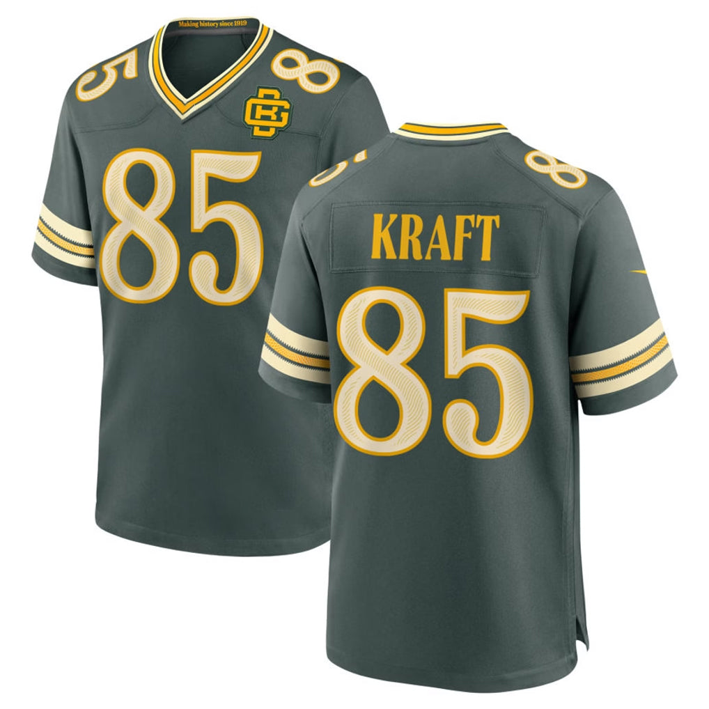 Ncoe GB.Packers #85 Tucker Kraft Player Green 2026 Rivalries Collection Home Game Stitched Jerseys