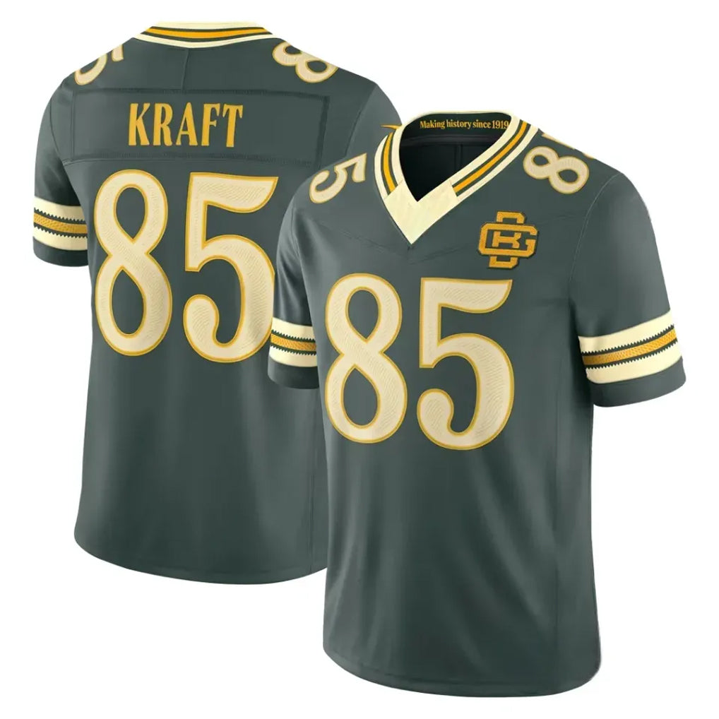 Ncoe GB.Packers #85 Tucker Kraft Player Green Limited 2026 Rivalries Collection Home Game Stitched Jerseys