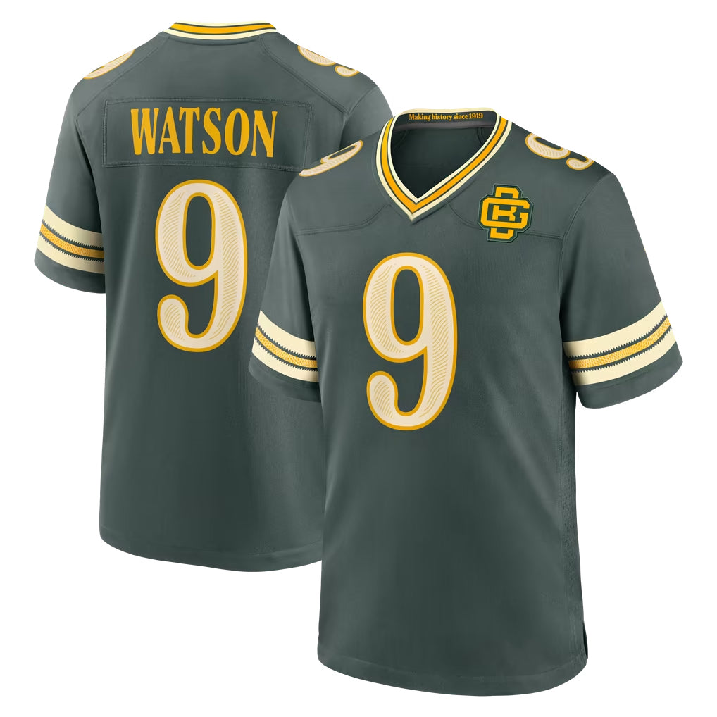 Ncoe GB.Packers #9 Christian Watson Player Green 2026 Rivalries Collection Home Game Stitched Jerseys