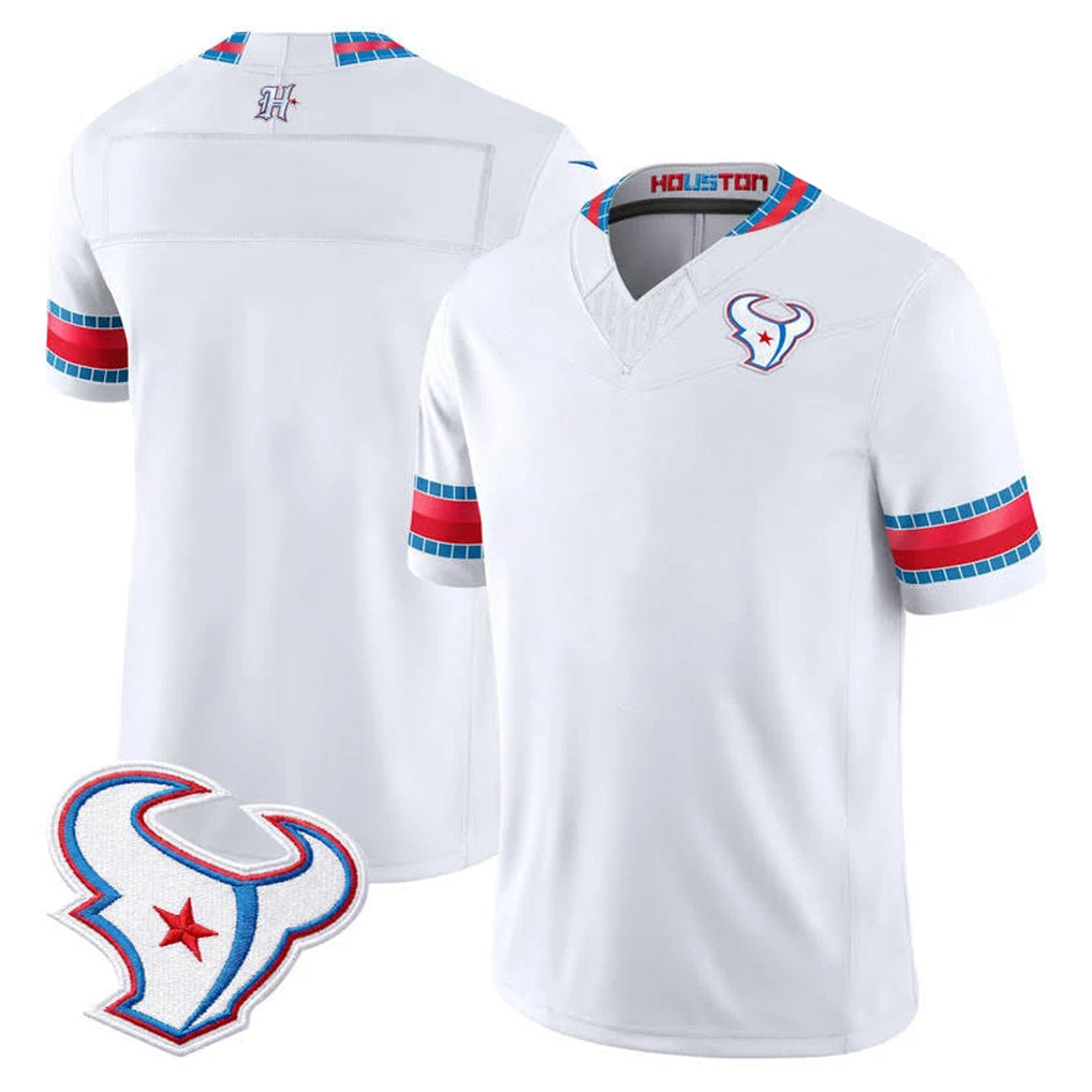 Ncoe H.Texans Blank White 2026 Rivalries Vapor Limited Home Game Stitched jerseys