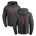 Ncoe H.Texans #1 Tank Dell Player Gray Pro Line Pullover Hoodie Limited Game Stitched Jerseys