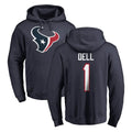 Ncoe H.Texans #1 Tank Dell Player Navy Pro Line Pullover Hoodie Limited Game Stitched Jerseys