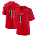 Ncoe H.Texans #1 Tank Dell Player Red Alternate Home Game Stitched Jerseys