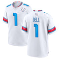 Ncoe H.Texans #1 Tank Dell Player White 2026 Rivalries Vapor Home Game Stitched jerseys