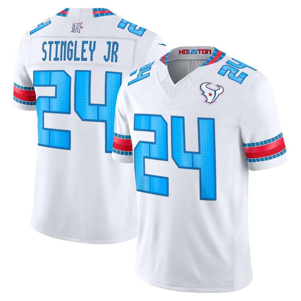Ncoe H.Texans #24 Derek Stingley Jr. Player White 2026 Rivalries Vapor Limited Home Game Stitched jerseys