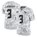 Ncoe H.Texans #3 Kamari Lassiter Player Arctic Camo Salute To Service Limited Game Stitched Jerseys