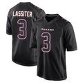 Ncoe H.Texans #3 Kamari Lassiter Player Black Fashion Home Game Stitched Jerseys
