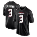 Ncoe H.Texans #3 Kamari Lassiter Player Carbon Black Fashion Home Game Stitched Jerseys