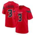 Ncoe H.Texans #3 Kamari Lassiter Player Red Alternate Home Game Stitched Jerseys