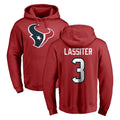 Ncoe H.Texans #3 Kamari Lassiter Player Red Pro Line Pullover Hoodie Limited Game Stitched Jerseys
