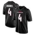 Ncoe H.Texans #4 Woody Marks Player Carbon Black Fashion Home Game Stitched Jerseys