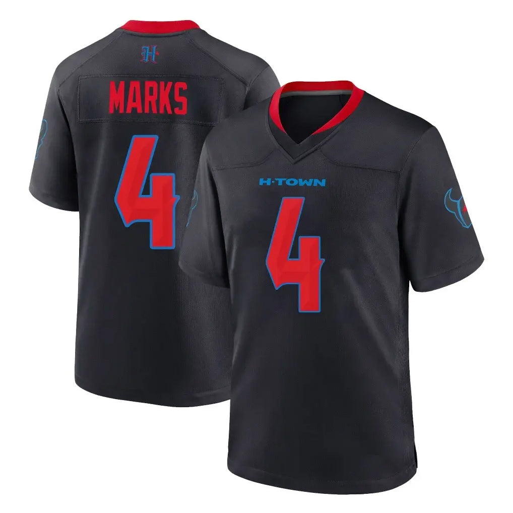 Ncoe H.Texans #4 Woody Marks Player Navy 2nd Alternate Home Game Stitched Jerseys