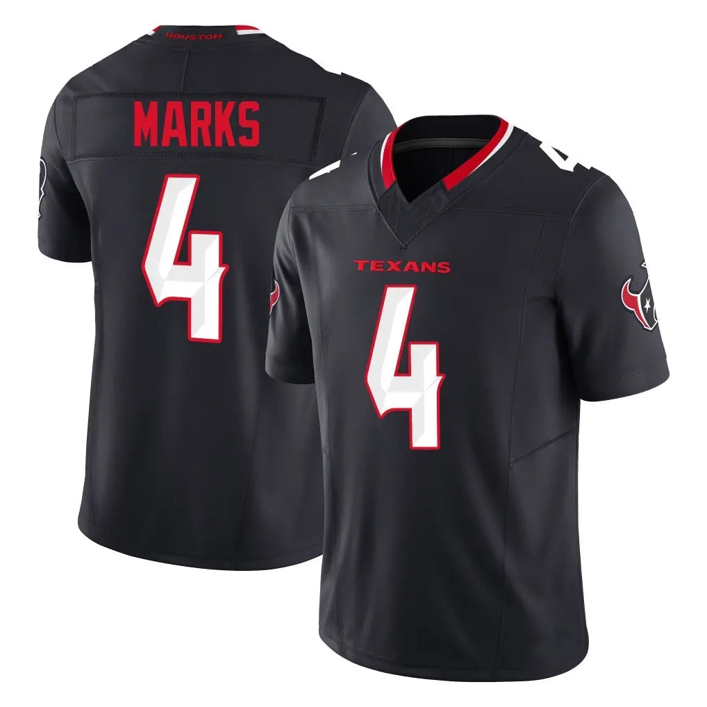 Ncoe H.Texans #4 Woody Marks Player Navy Limited Alternate Vapor F.U.S.E. Home Game Stitched Jerseys