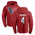 Ncoe H.Texans #4 Woody Marks Player Red Pro Line Pullover Hoodie Limited Game Stitched Jerseys