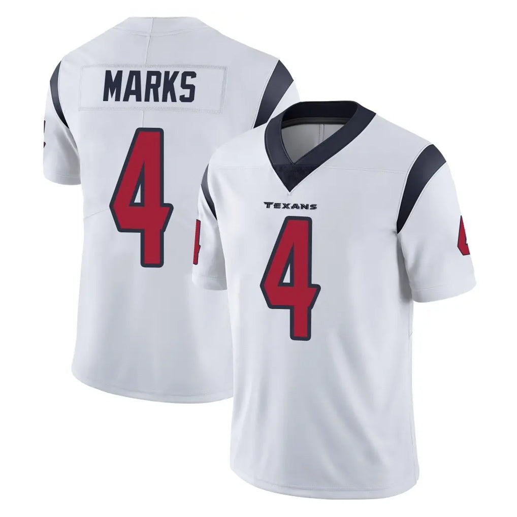 Ncoe H.Texans #4 Woody Marks Player White Limited Vapor Untouchable Home Game Stitched Jerseys