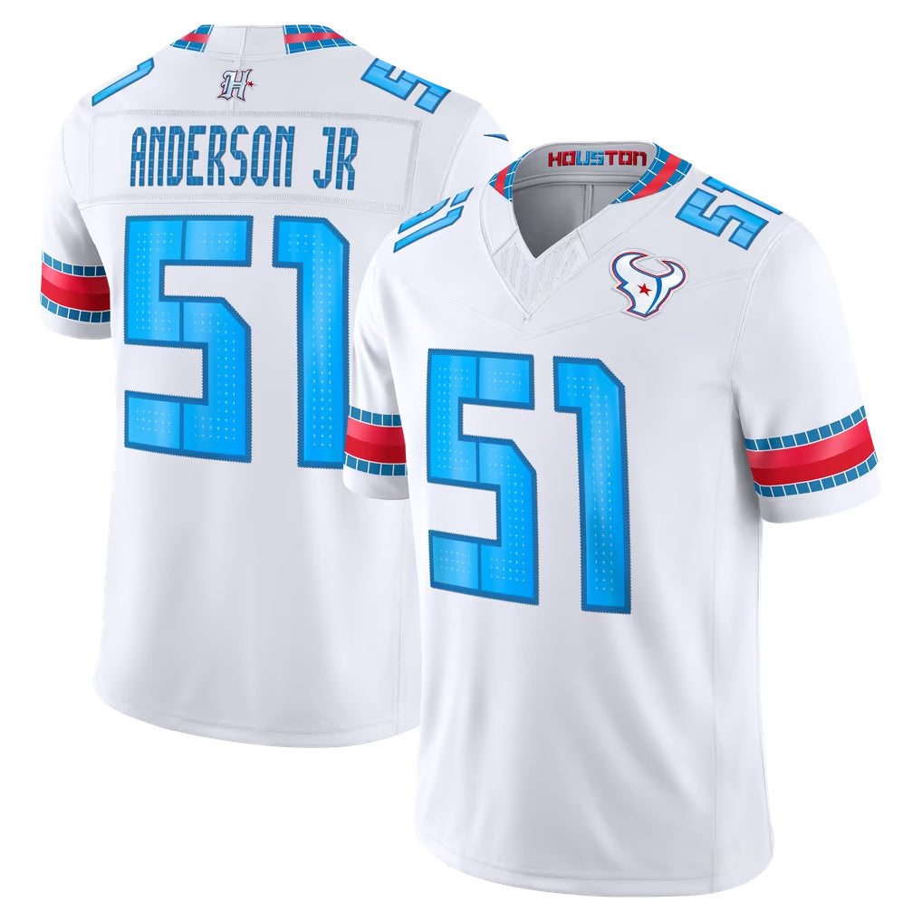 Ncoe H.Texans #51 Will Anderson Jr. Player White 2026 Rivalries Vapor Limited Home Game Stitched jerseys