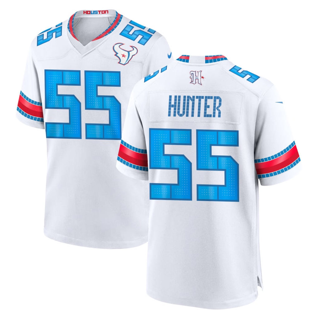 Ncoe H.Texans #55 Danielle Hunter Player White 2026 Rivalries Vapor Home Game Stitched jerseys