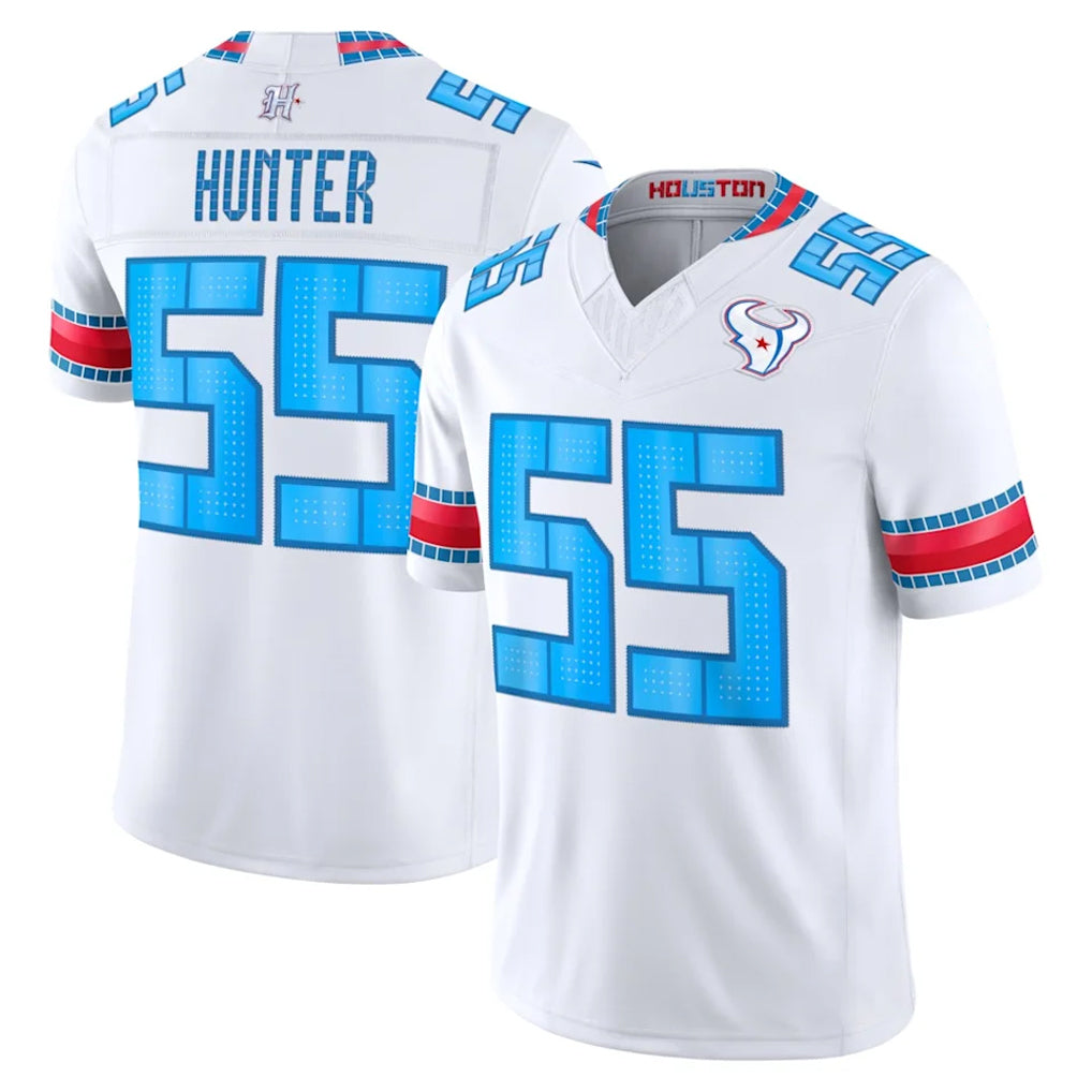 Ncoe H.Texans #55 Danielle Hunter Player White 2026 Rivalries Vapor Limited Home Game Stitched jerseys