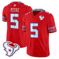 Ncoe H.Texans #5 Jalen Pitre Player Red 2026 Rivalries Vapor Limited Home Game Stitched jerseys