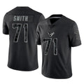 Ncoe H.Texans #71 Braden Smith Player Black Reflective Limited Game Stitched Jerseys