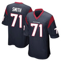 Ncoe H.Texans #71 Braden Smith Player Navy Home Game Stitched Jerseys