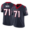 Ncoe H.Texans #71 Braden Smith Player Navy Limited Vapor F.U.S.E. Home Game Stitched Jerseys