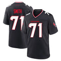 Ncoe H.Texans #71 Braden Smith Player Navy Team Home Game Stitched Jerseys