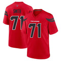 Ncoe H.Texans #71 Braden Smith Player Red Alternate Home Game Stitched Jerseys