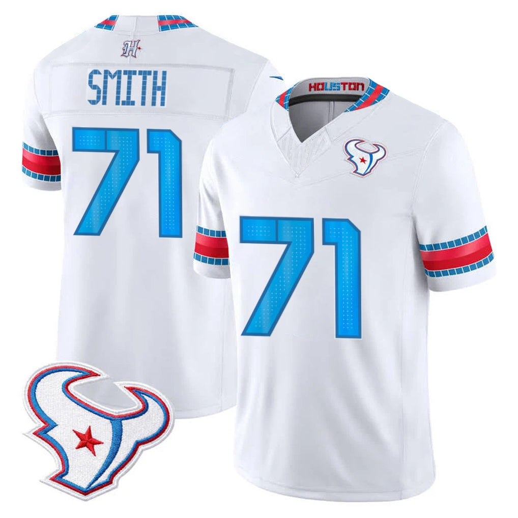 Ncoe H.Texans #71 Braden Smith Player White 2026 Rivalries Vapor Limited Home Game Stitched jerseys