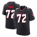 Ncoe H.Texans #72 Tommy Togiai Player Navy Team Home Game Stitched Jerseys