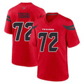 Ncoe H.Texans #72 Tommy Togiai Player Red Alternate Home Game Stitched Jerseys