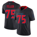 Ncoe H.Texans #75 Wyatt Teller Player Navy Limited 2nd Alternate Vapor F.U.S.E. Home Game Stitched Jerseys