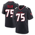 Ncoe H.Texans #75 Wyatt Teller Player Navy Team Home Game Stitched Jerseys