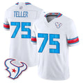 Ncoe H.Texans #75 Wyatt Teller Player White 2026 Rivalries Vapor Limited Home Game Stitched jerseys