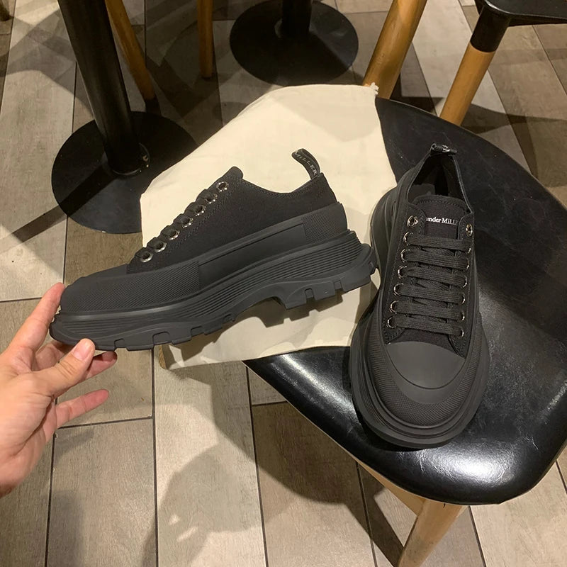 5CM New Women's Platform Canvas Shoes Casual Versatile Shoes Multifunctional Fashionable Breathable Boutique Comfortable Shoes