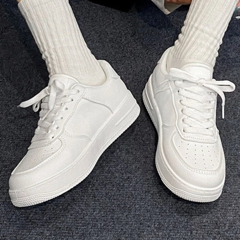 Tennis Sneakers Woman Spring Autumn Sports Board Shoes Fashion Comfort Colorful Casual Academy Style Little White Shoes Female