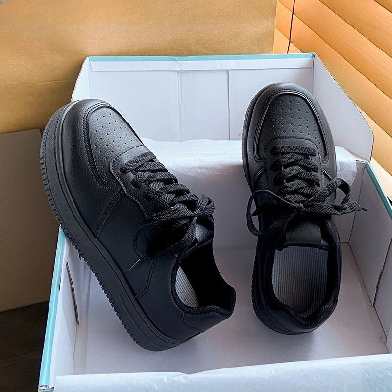 Tennis Sneakers Woman Spring Autumn Sports Board Shoes Fashion Comfort Colorful Casual Academy Style Little White Shoes Female