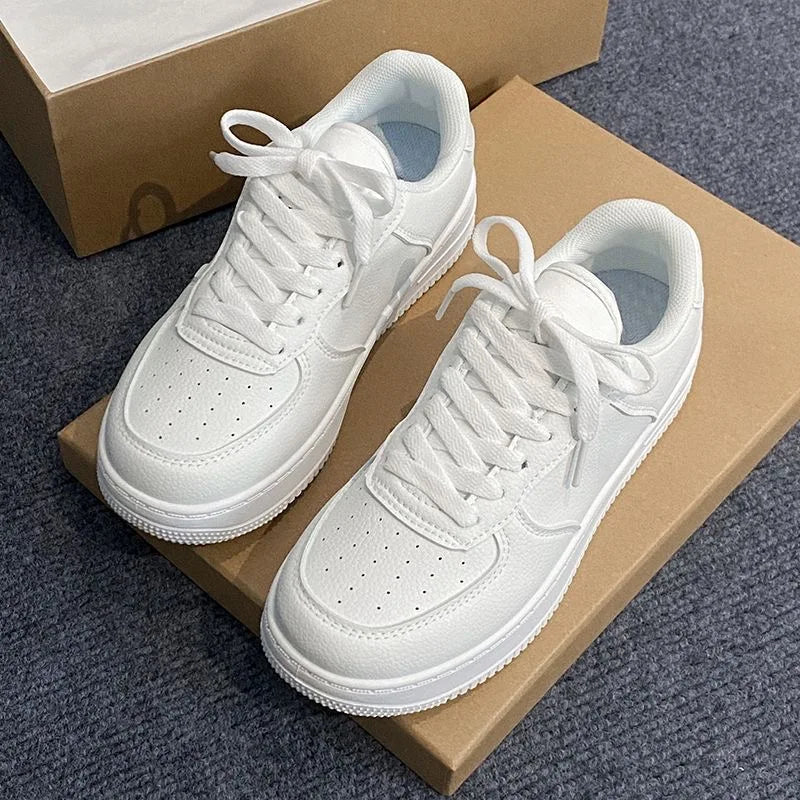 Tennis Sneakers Woman Spring Autumn Sports Board Shoes Fashion Comfort Colorful Casual Academy Style Little White Shoes Female